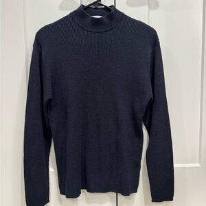 Perry Ellis Women’s Ribbed Tussan Silk Ribbed Sweater